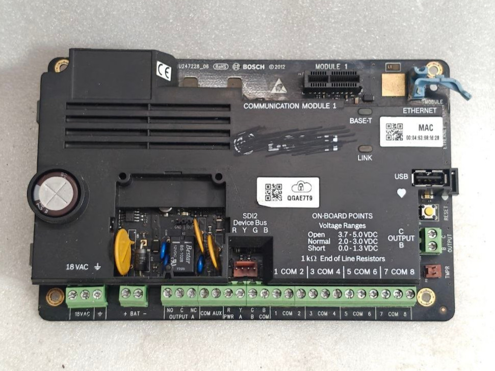 BOSCH B465 UNIVERSAL DUAL PATH COMMUNICATION MODULE 1