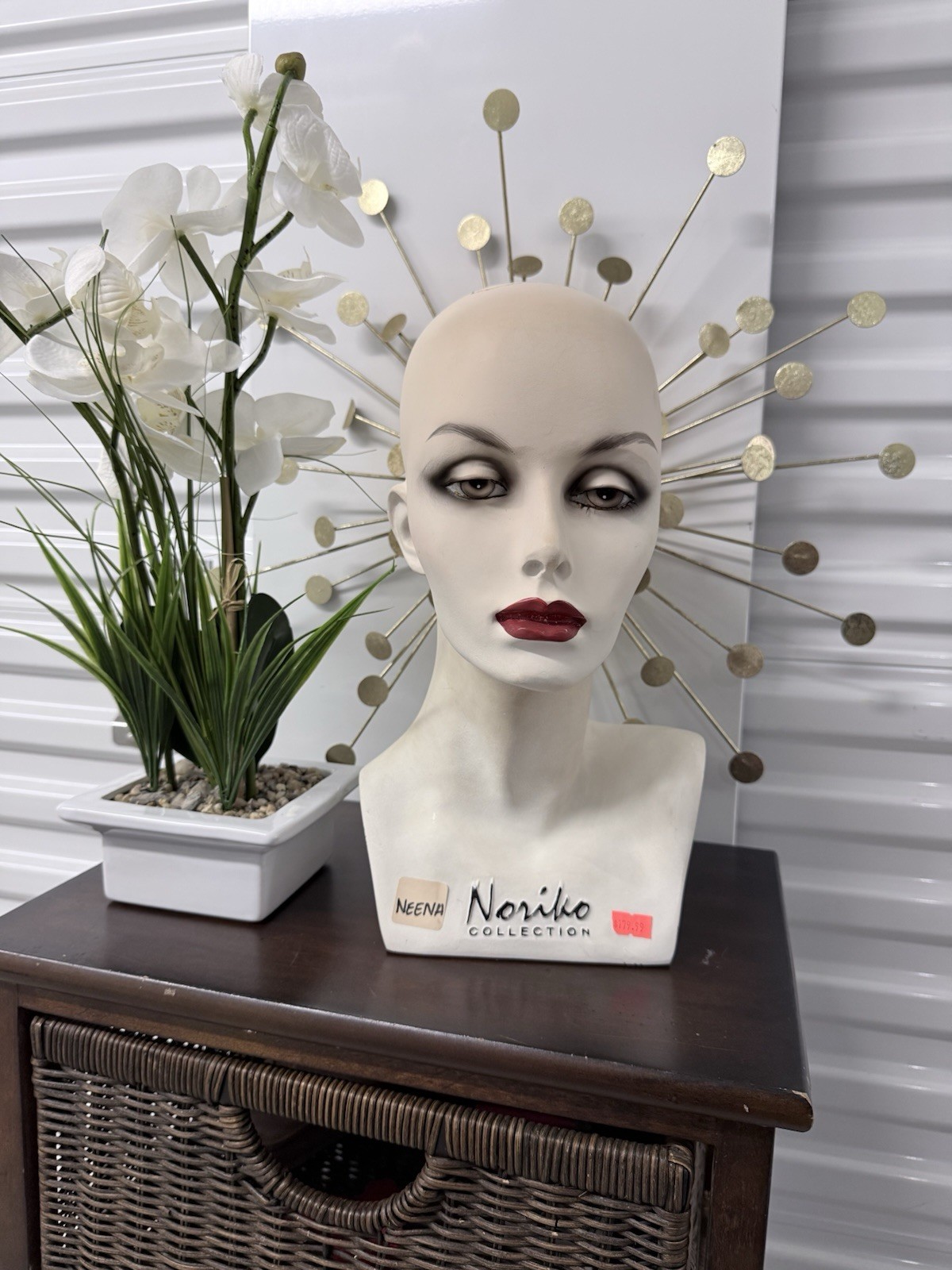 Vintage Noriko Collection "Neena" Mannequin Head Bust - Professional Display