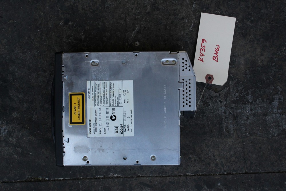 2005-2007 BMW 530i E60 6-DISC CD CHANGER UNIT K4359