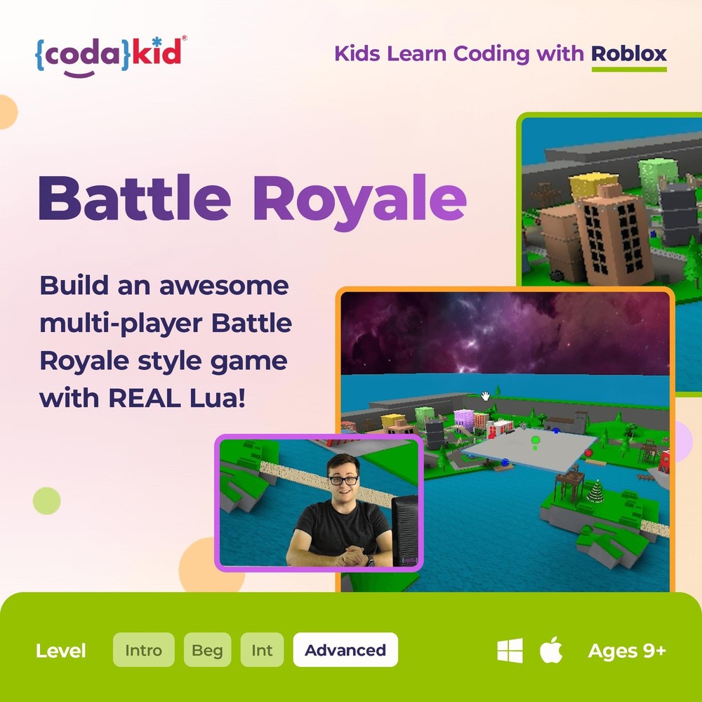 Roblox Coding Award Winning Coding for Kids Ages 9 with Online Mentoring