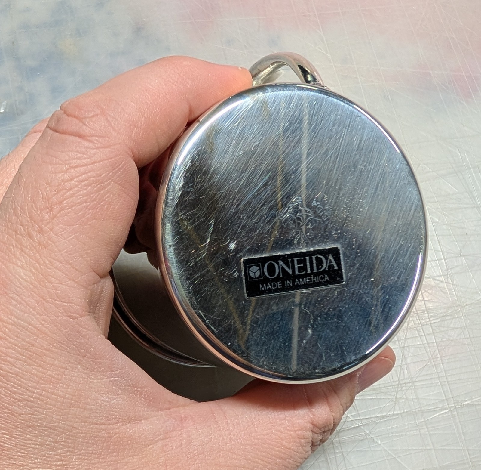 Oneida USA Silver Silverplate Baby Cup Mug Child Vintage Christening