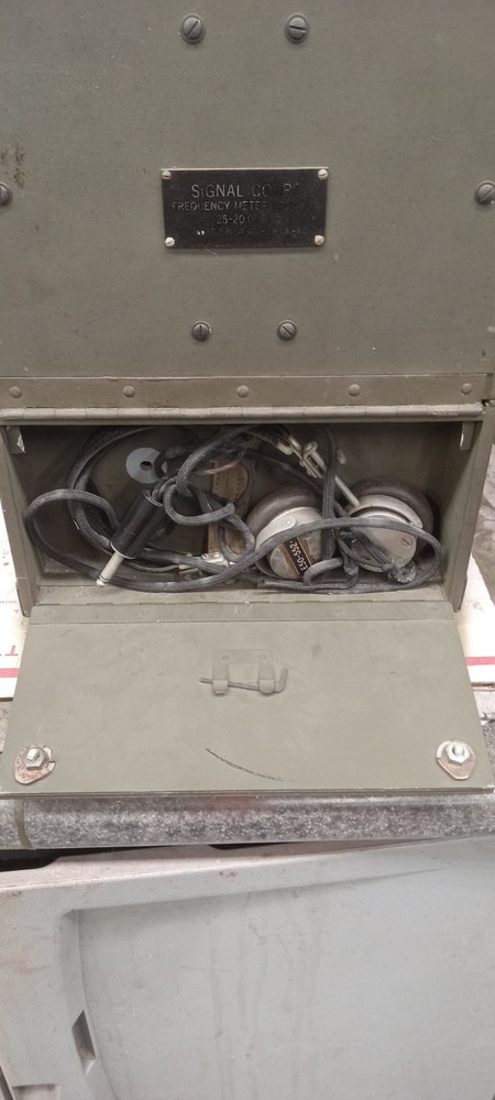FREQUENCY METER BC - 221 - AC, Dated 1944 Untested MILITARY SURPLUS
