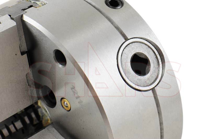 8" 3 Jaw Adjustable Self Centering Lathe Chuck + .0005" TIR Certificate NEW XL[