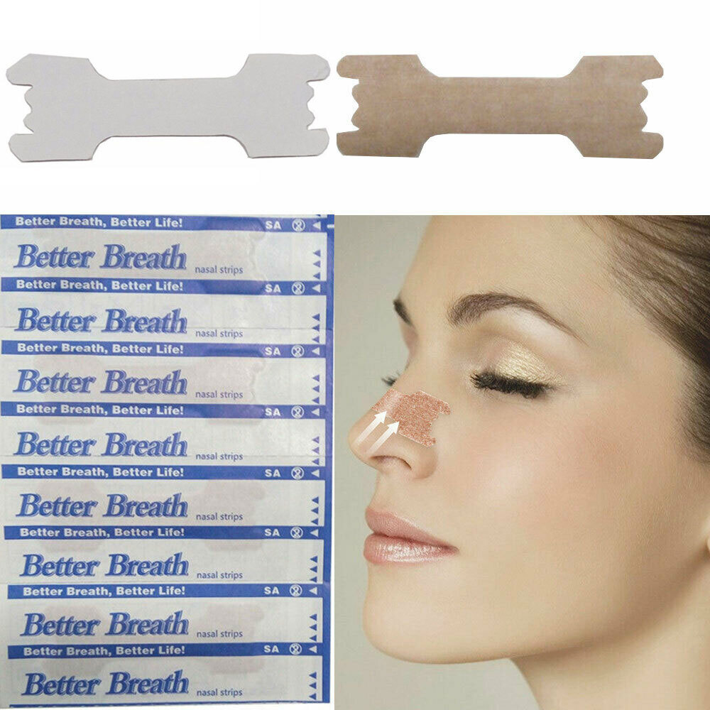 10-1000pcs Nasal Strips Breathe Better Anti Snoring Sleep Right Aid Stop Snore