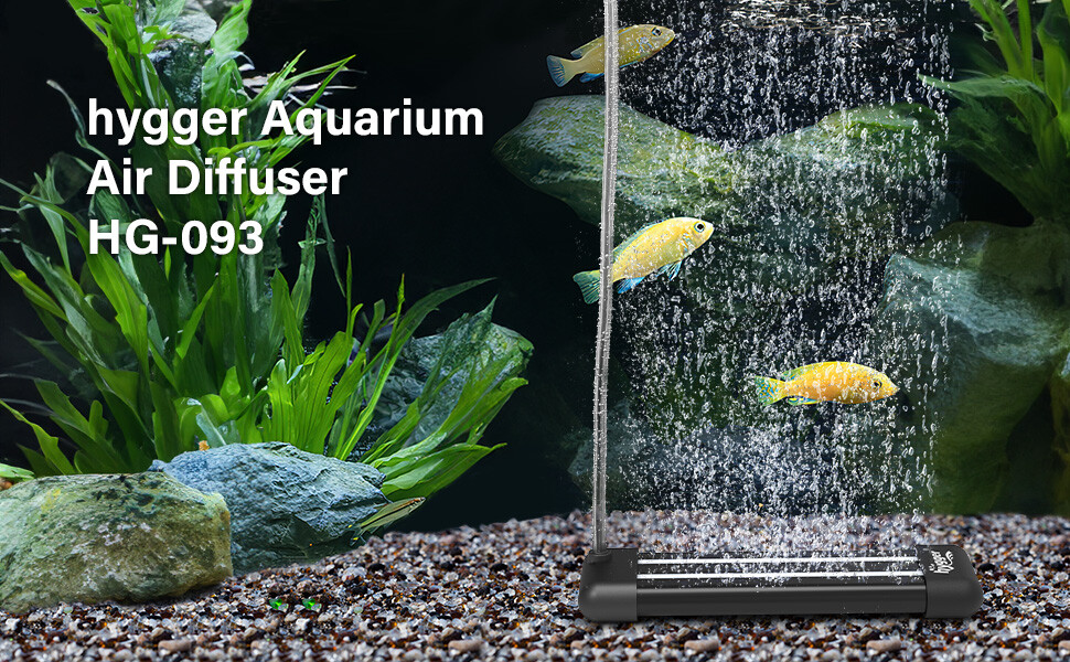hygger Fish Tank Air Stone Bubbler Aquarium Air Bubbler Aquarium Bubble Maker