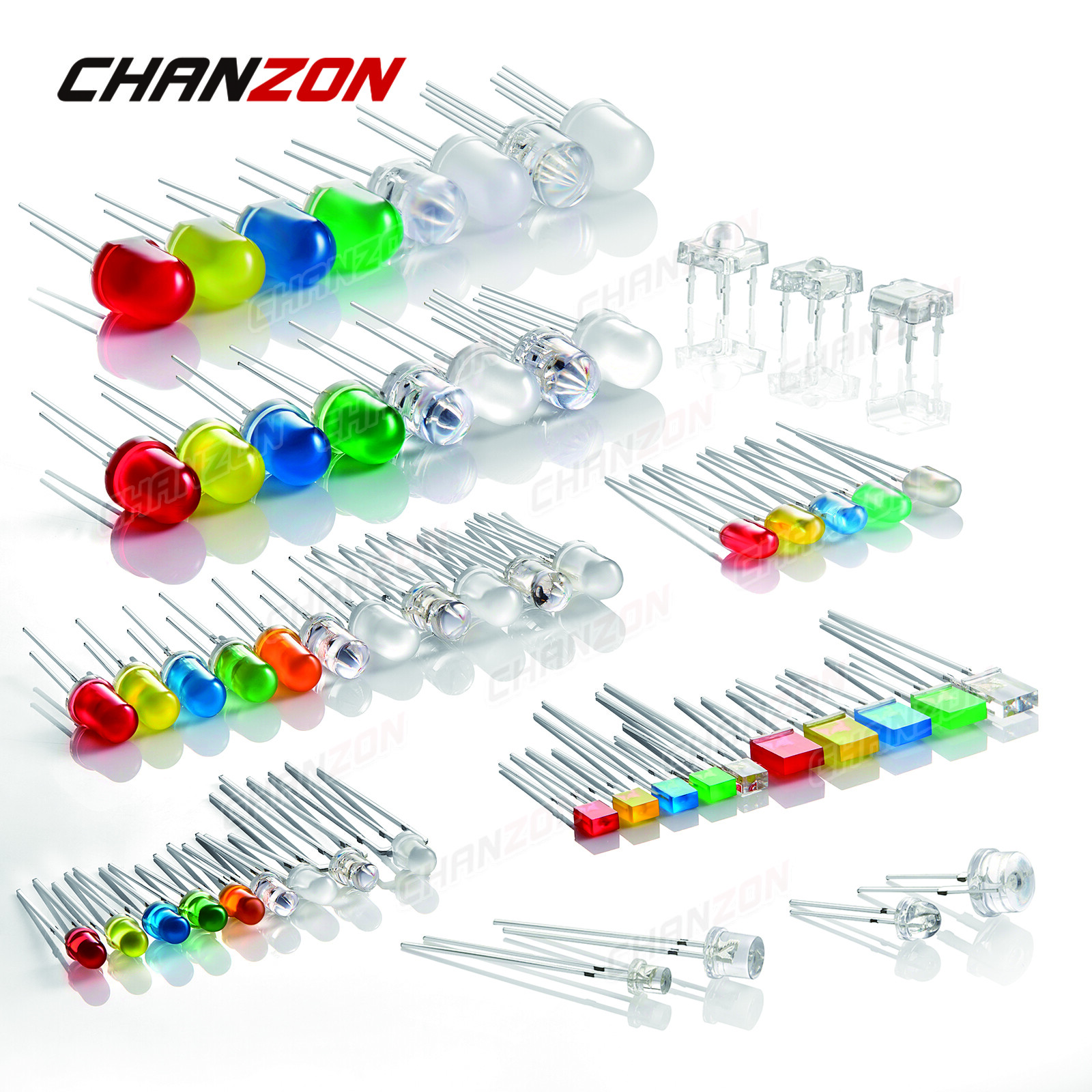 3mm 5mm 8mm 10mm UV LED Diode Red White RGB Lights Emitting Diode Electronics