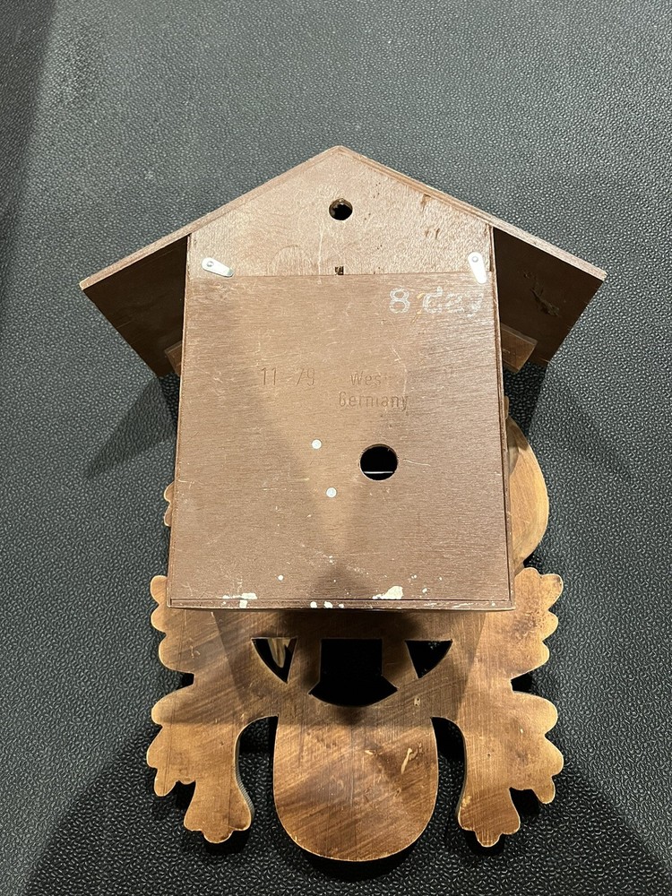 Vintage Cuckoo Clock Wooden Case