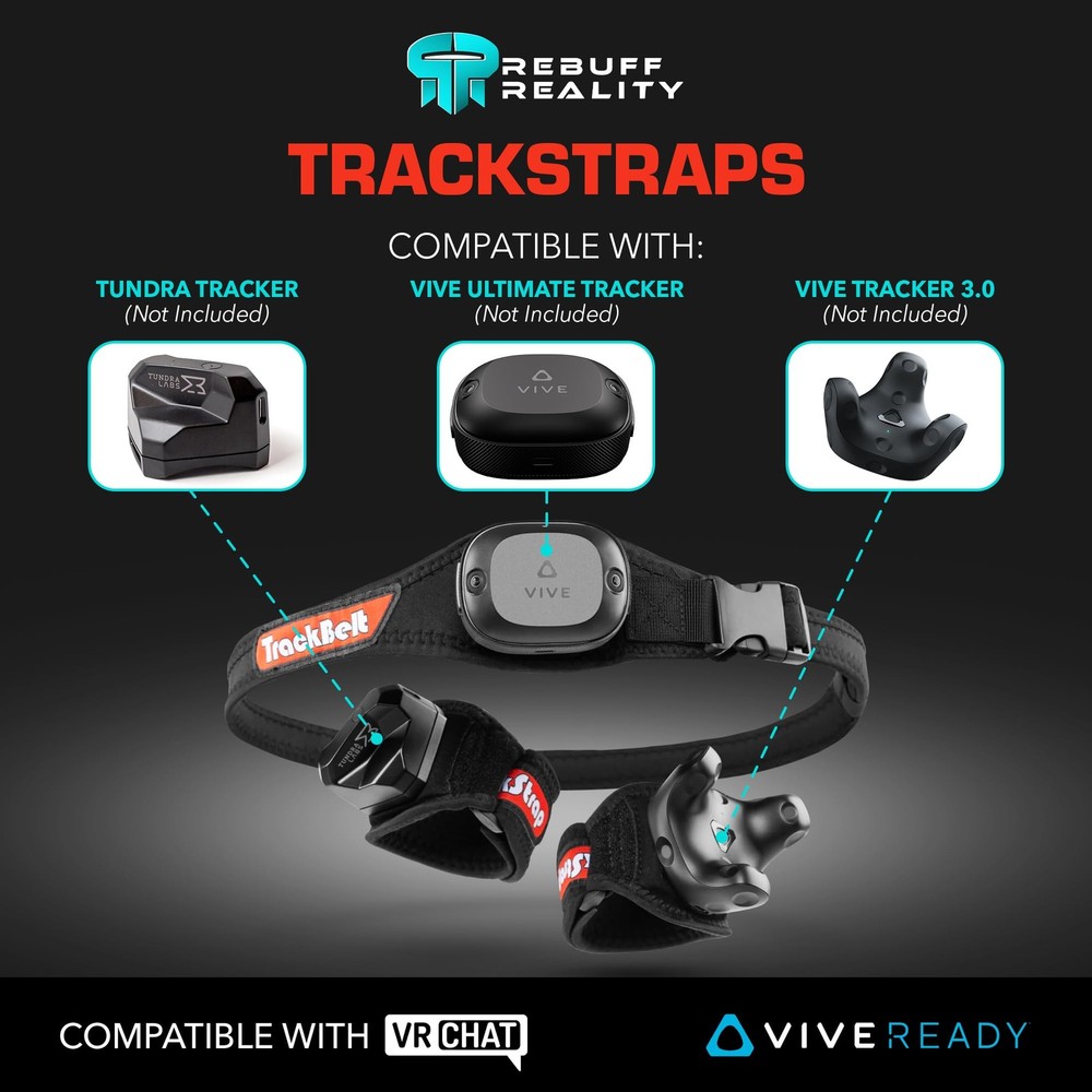 Rebuff Reality Trackstraps for Vive Tracker - Trackstrap Original, TrackStrap