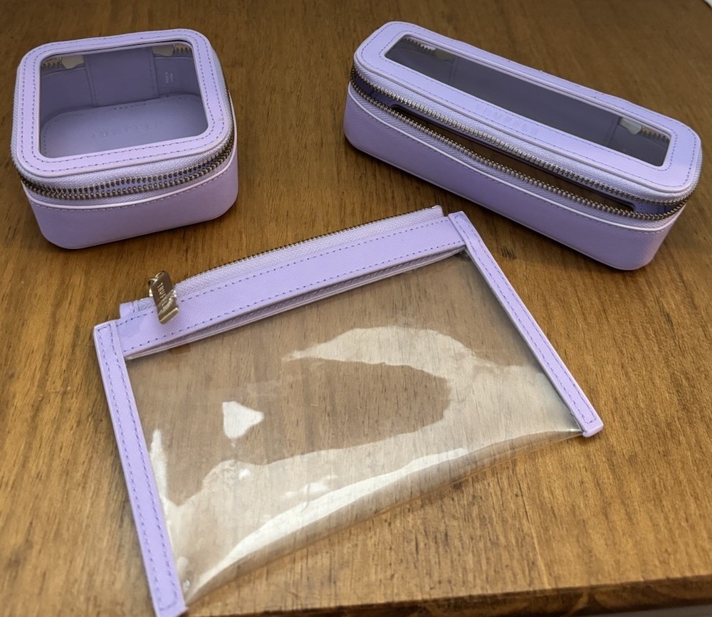 Truffle Lilac Leather Bundle - 3 Pieces NEW
