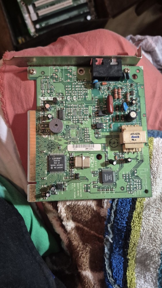 Atech ATS-127A Modem Card. Used.