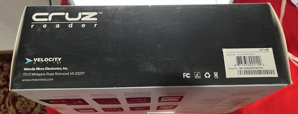 Cruz Reader Velocity R101 Microcomputer Android Bundle TESTED Easy Basic Works
