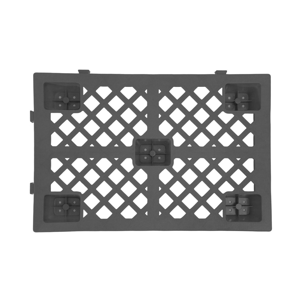 6x Plastic Pallets Interlocking Storage Stackable Anti-slip Loading Pallets