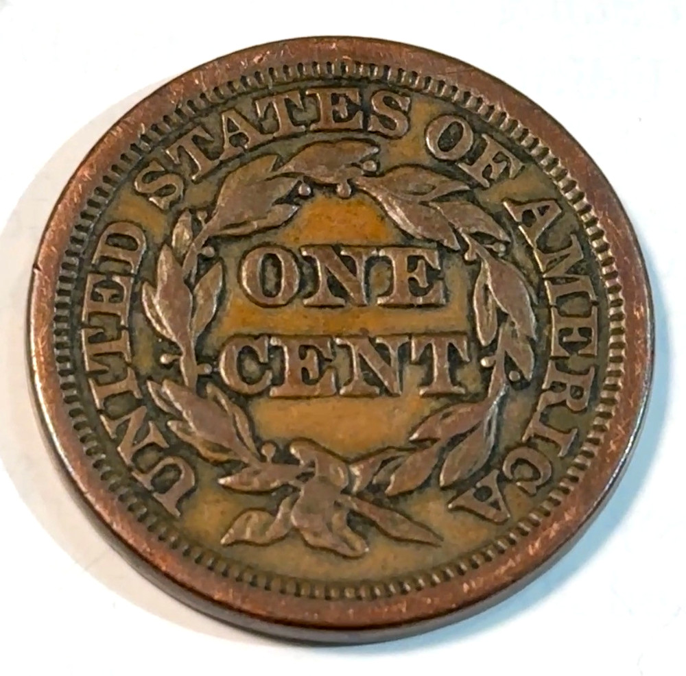 1848 Large Cent Nice Original VF Choice Surfaces CHRC