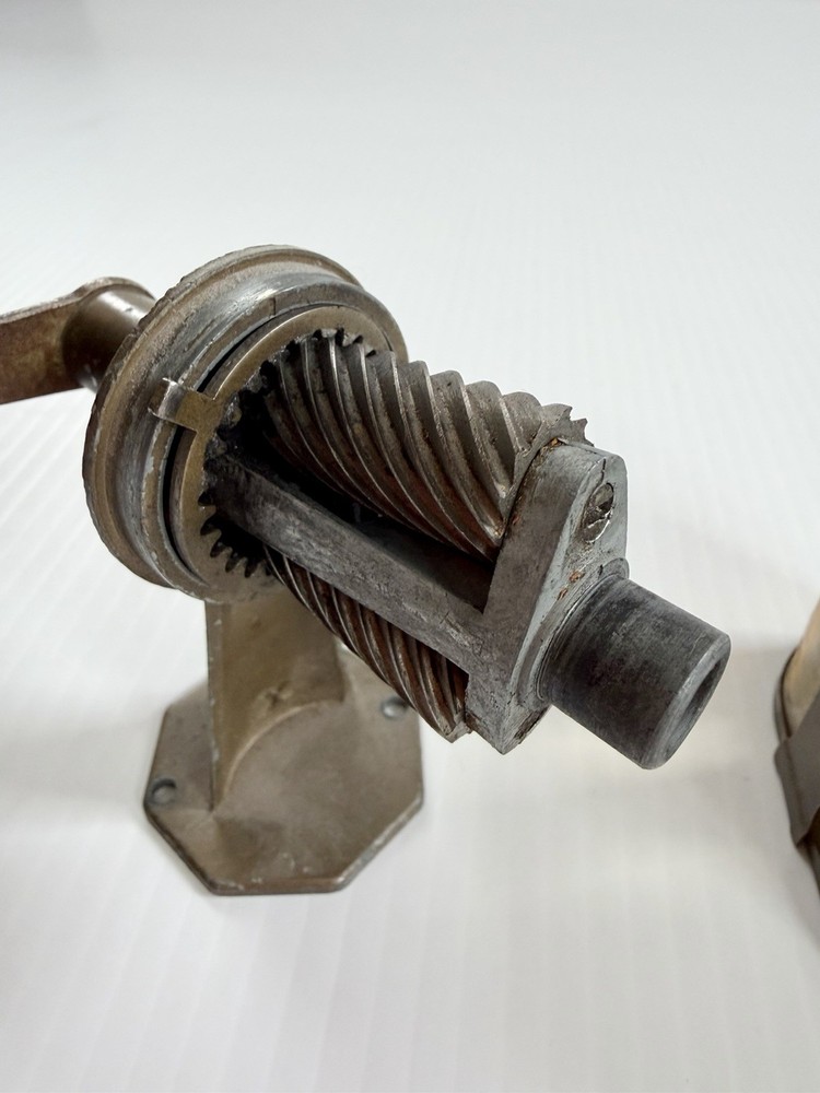 Vintage APSCO Midget Pencil Sharpener Hand Crank, Table Mount