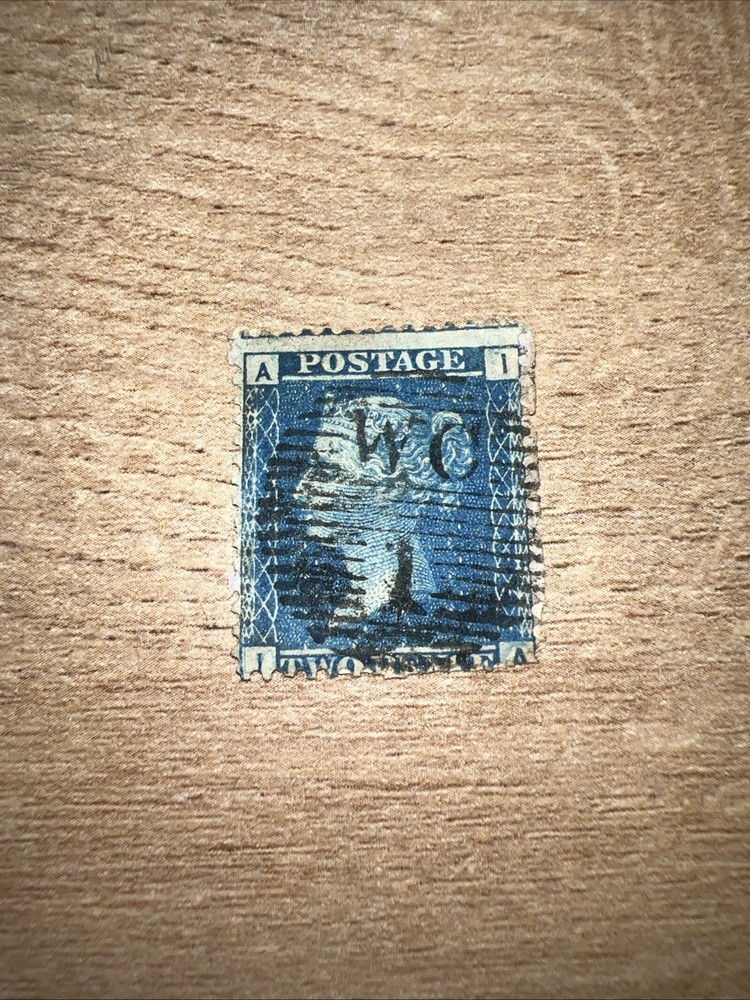 Penny Blue Stamp Rare 2 Pence