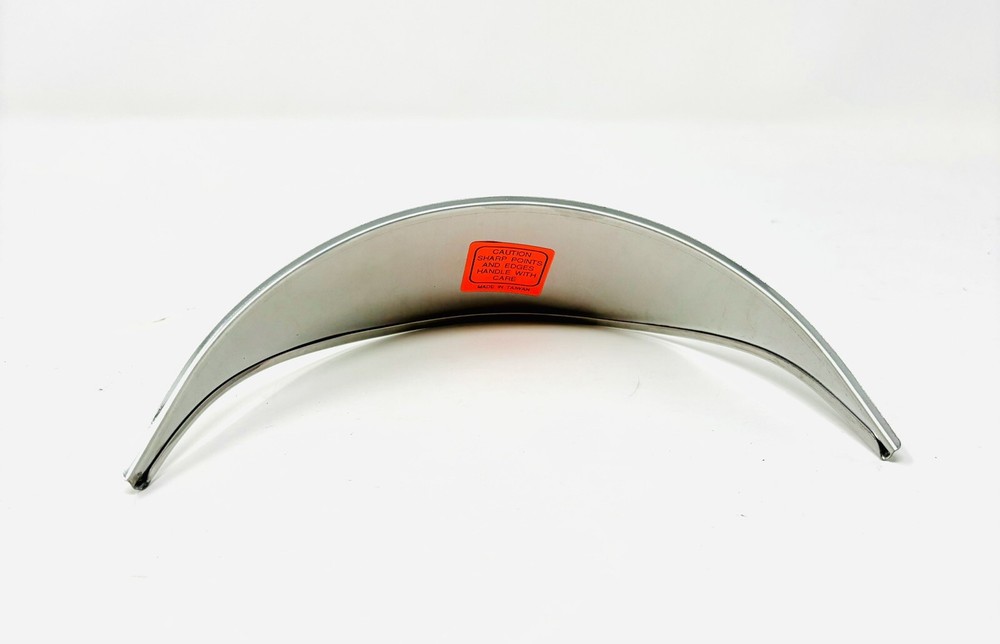 7” Round Headlight Visor Stainless Steel