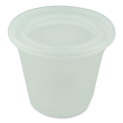 Pactive L8328 Microwavable Container 32 Oz Clear Plastic
