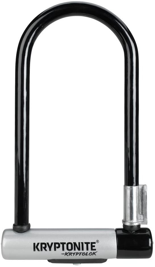 Kryptonite KryptoLok U-Lock 4x9" Steel Security Lock with FlexFrame Bracket &
