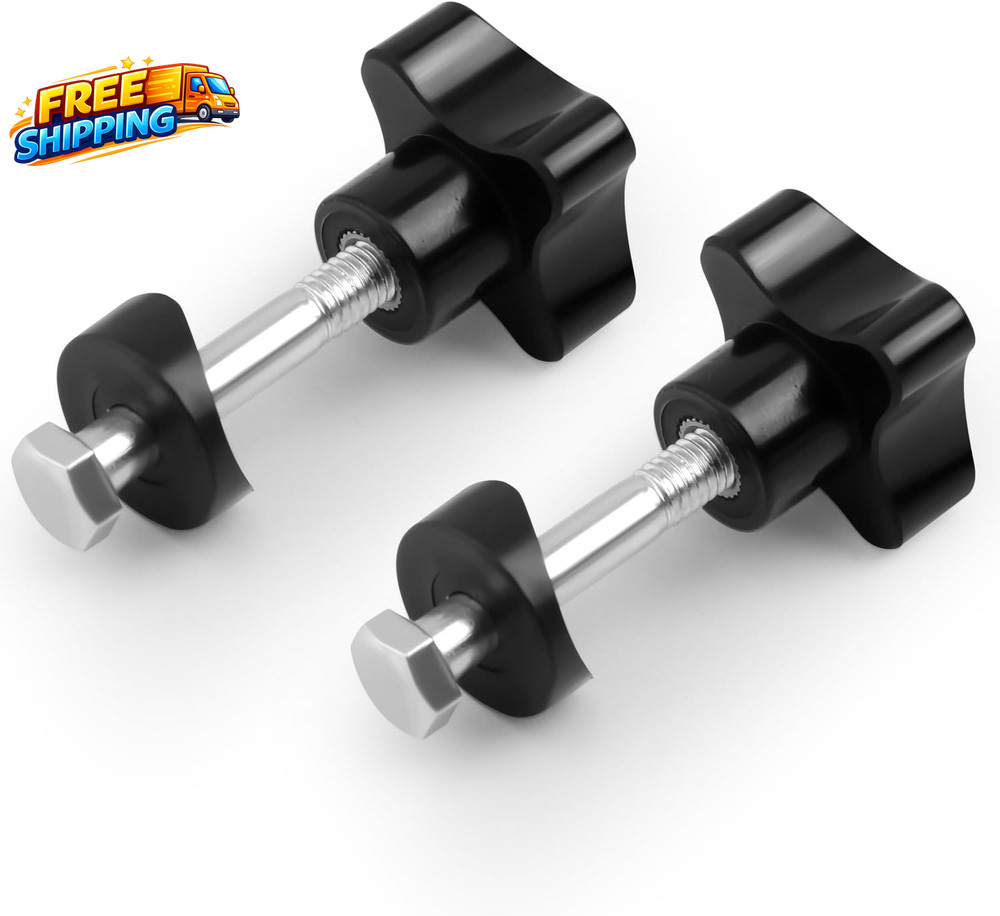 2 Sets Rollator Walker Replacement Arm Adjustment Knobs, Comfortable Universal P