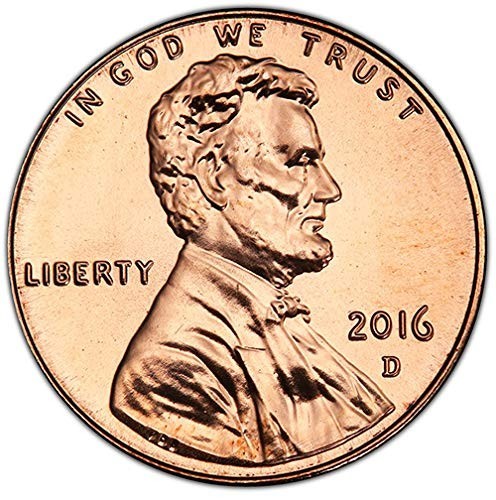 2016 P&D Lincoln Shield Cent (Fast Free Shipping)