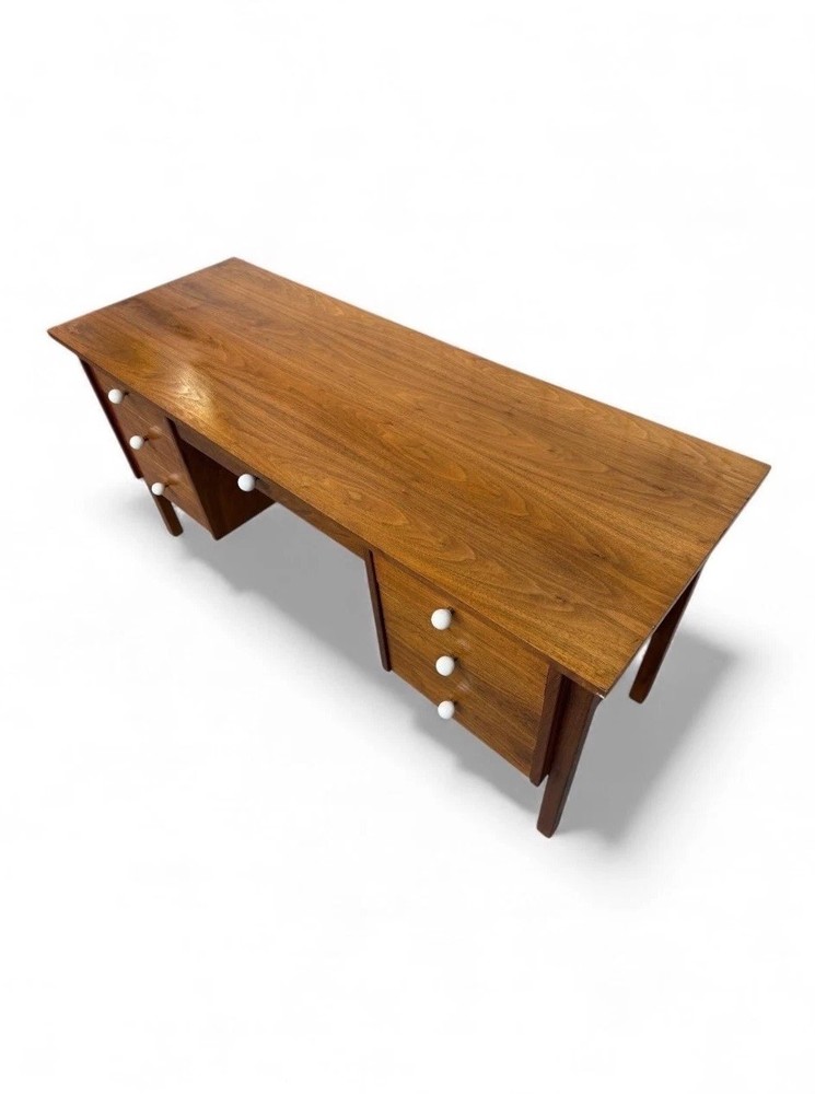Mid-Century Modern Walnut Writing Desk