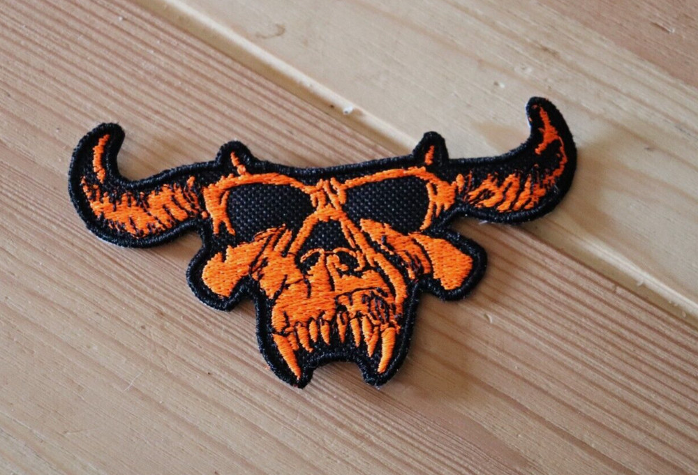 Danzig Skull Patch Embroidered Small  Patch Metal 90s Misfits Samhain Quality