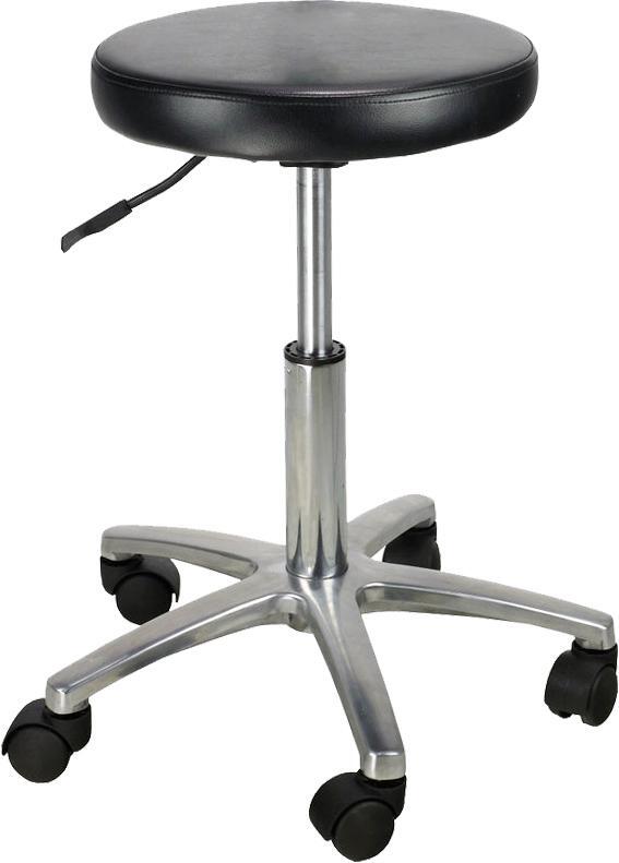 SalonPro Adjustable Swivel Styling Stool – Black