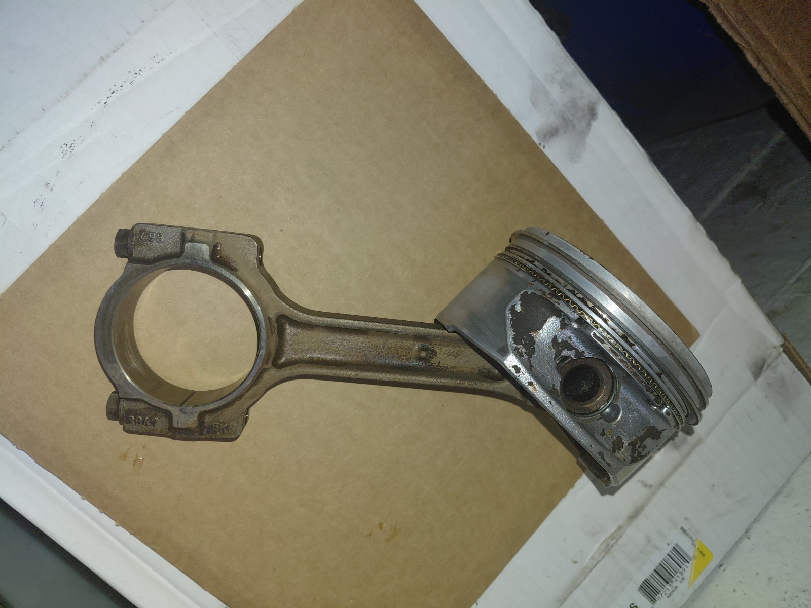 6.2 LS  Connecting rod and piston gm chevy Chevrolet Cadillac buick