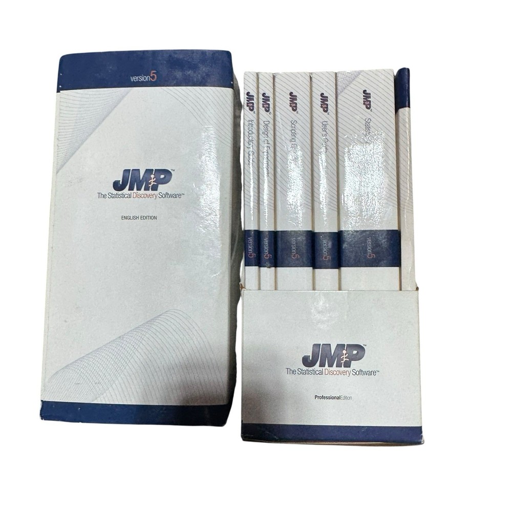 JMP the statistical discovery software professional edition version 5