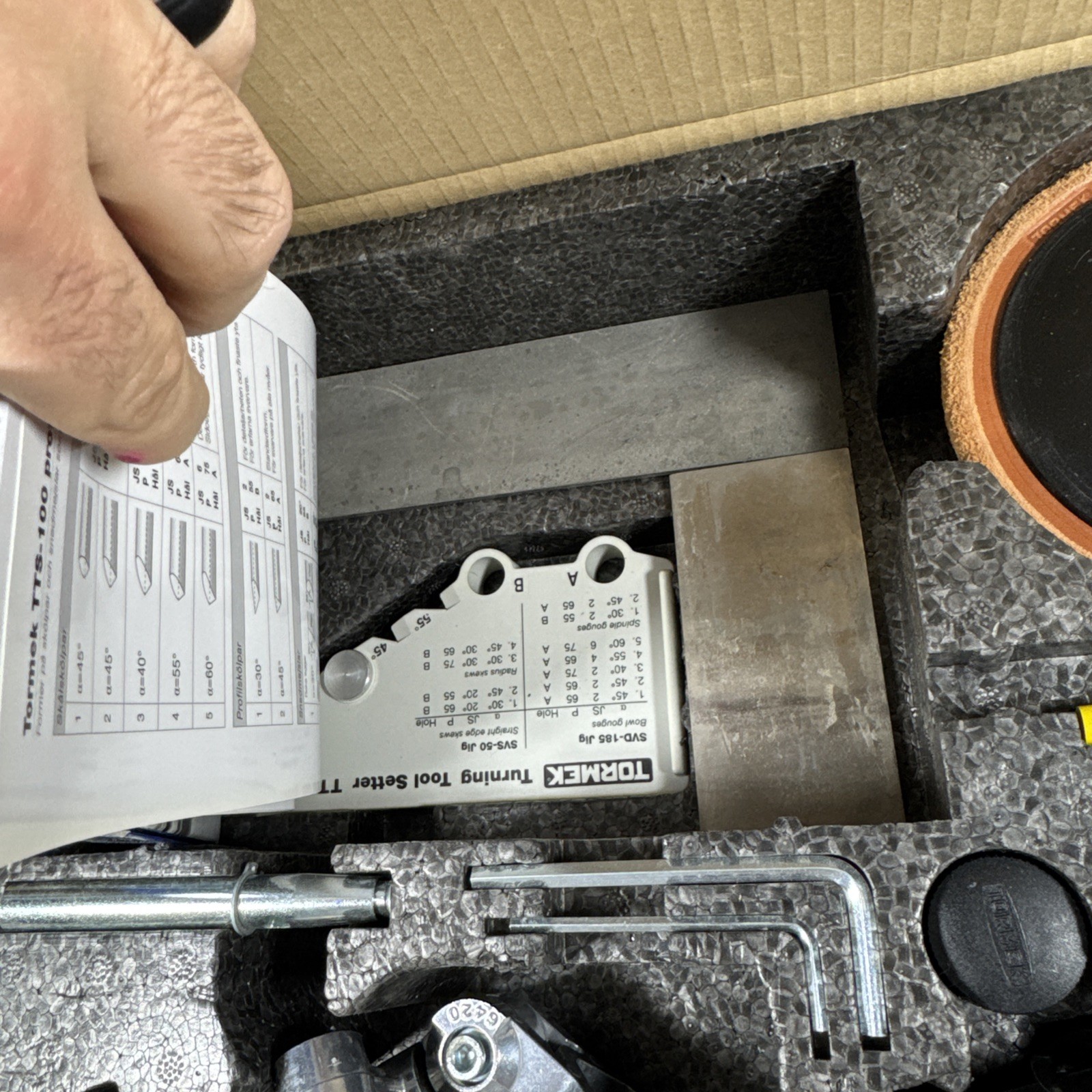 Tormek TNT-708 Woodturner’s Sharpening Kit – Complete Set, With Accessories