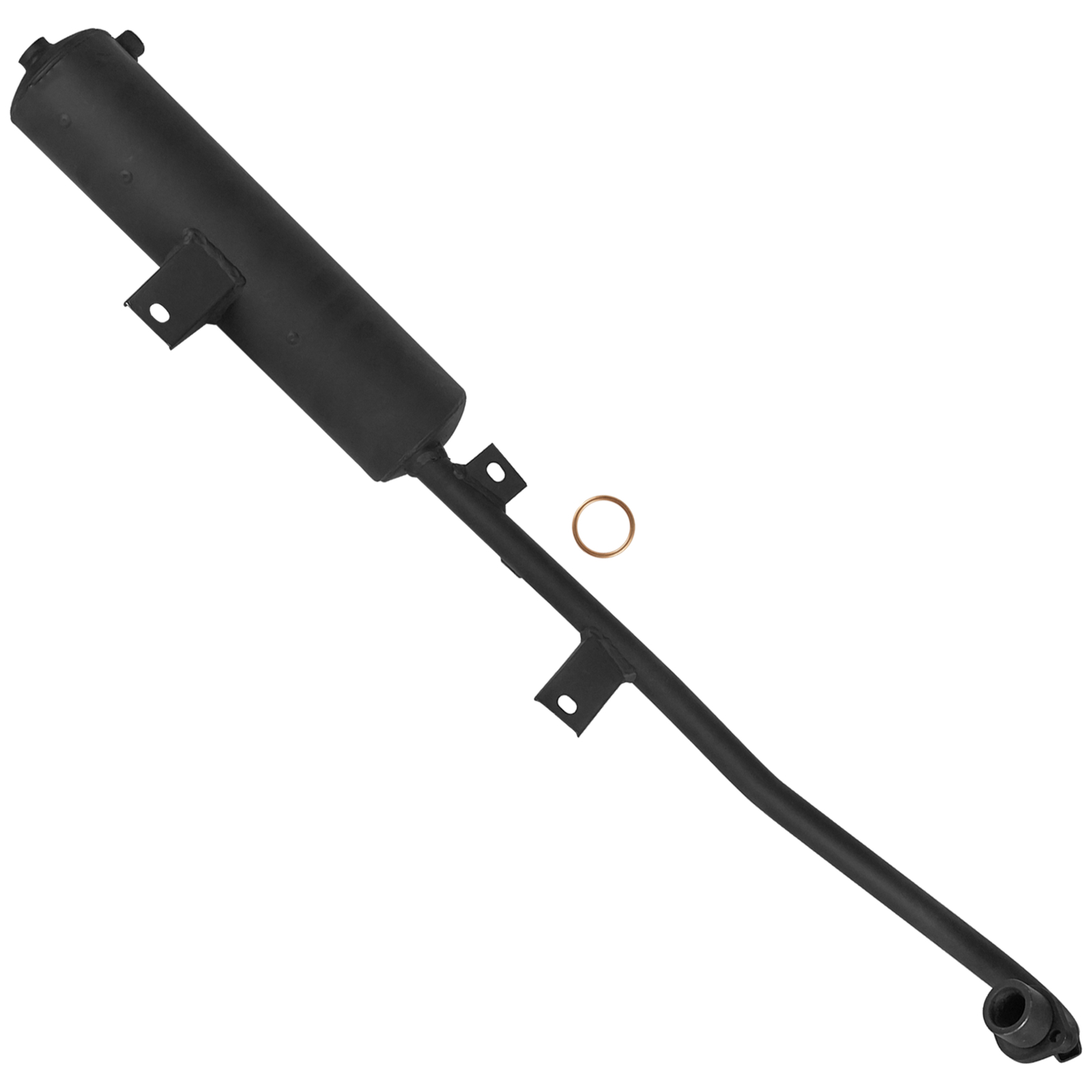 Caltric Exhaust Muffler Pipe & Gasket for Honda Fourtrax 300 TRX300 2X4 93-2000