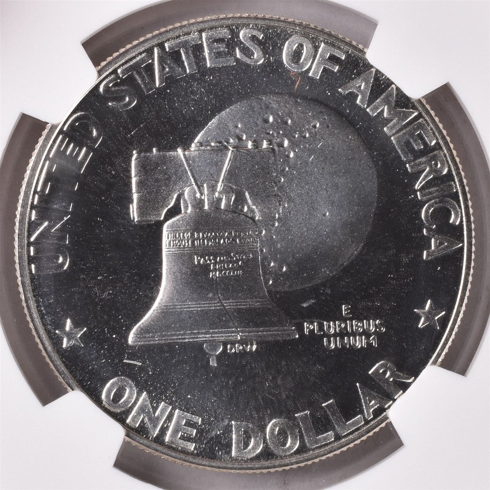 1976-S Eisenhower Silver Dollar - NGC PF68 CAMEO