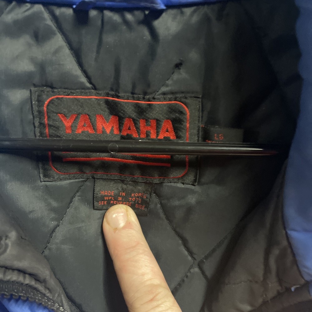 vintage yamaha snowmobile jacket Large
