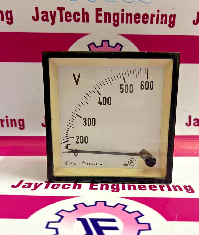 SACI 0-600 V  ANALOG VOLTMETER