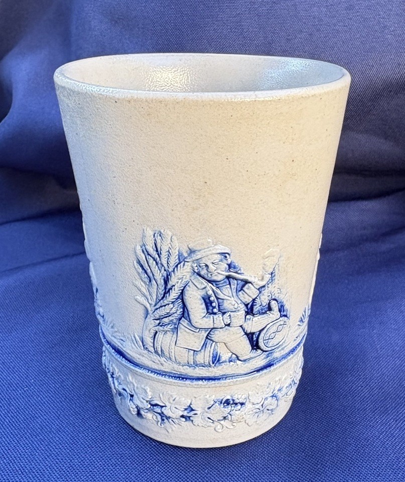 Vintage Stoneware GERZ Pub Stein Cup Mug - Germany