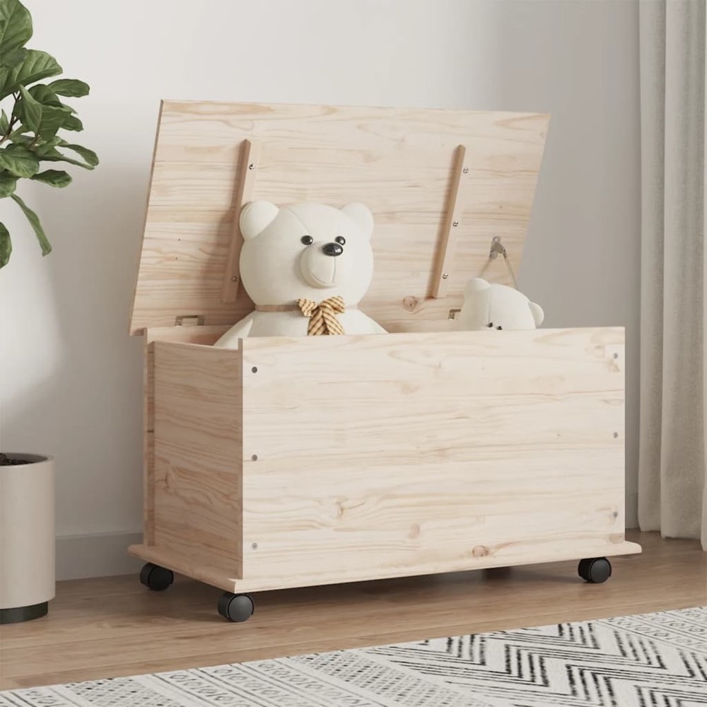 Storage Chest Natural wood Solid pine wood Medium Storage Chest