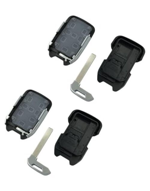 Replacement Smart Keyless Entry Remote Control Key Fob Case Cover 5 Button-2pcs