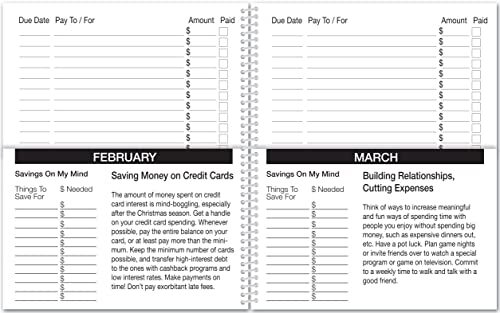 Large Print What's Due Organizer