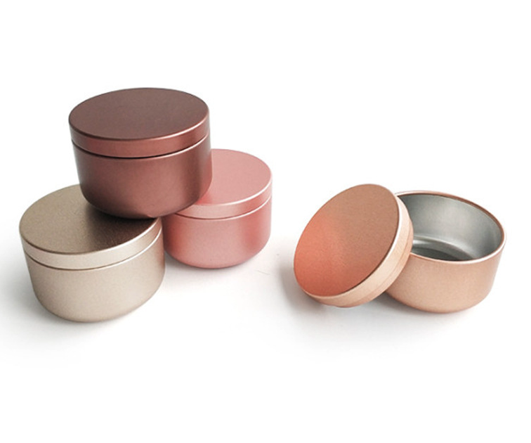 24pack Candle Tins 50ml for DIY Candle Making Empty Round Storage Container Jars