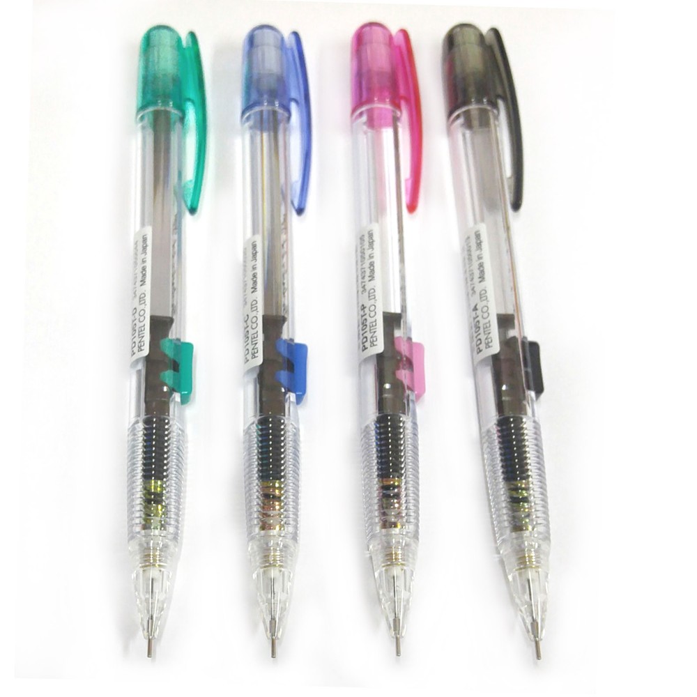 Pentel Pd105t Techniclick Mechanical Pencil Side click 0.5mm 4PC SET