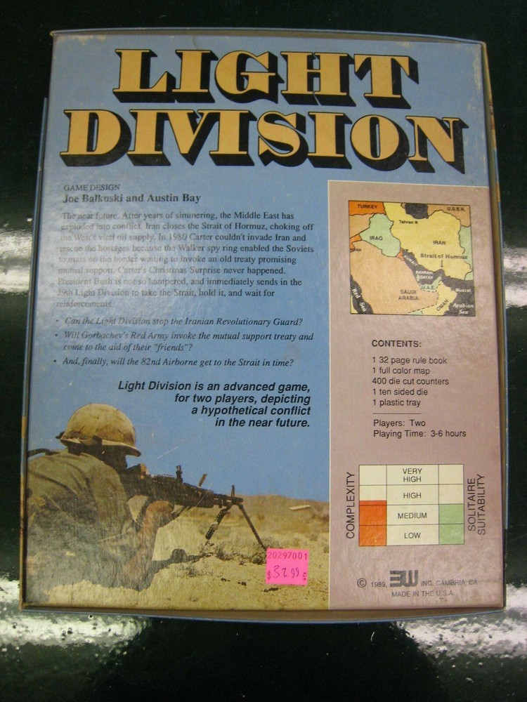 Light Division 3W Partially Punched No Dice