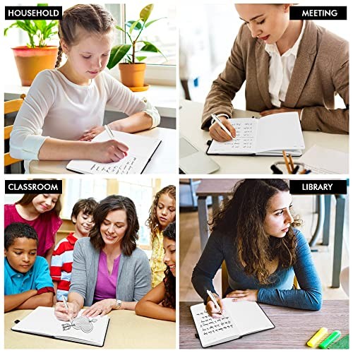 18 Pack Journal Notebook for Work, Business Notebook Bulk Hardcover 18 Black