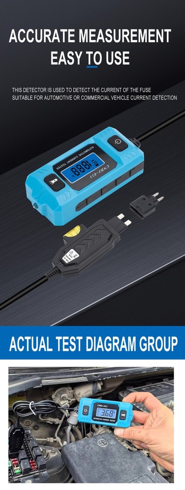 Car Fuse Current Tester/Current Tester/Leakage Current Analyzer/Fault Detector