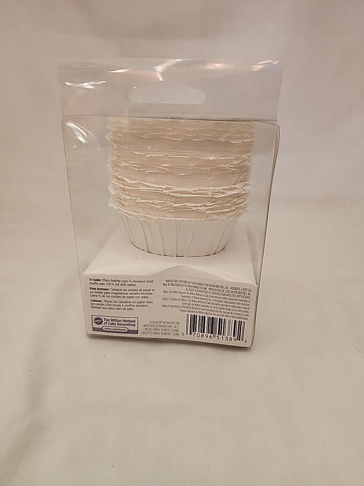 Wilton White Baking Cups 24 Count Paper Disposable