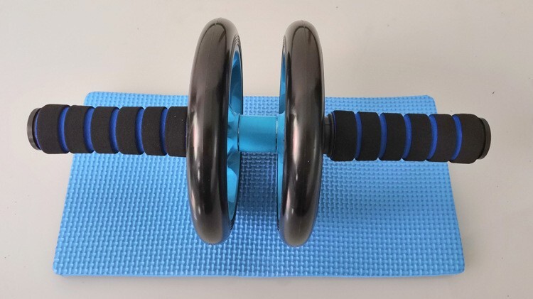 Double Wheel Ab Roller Core Strength Training Abdominal Roller - Green Color