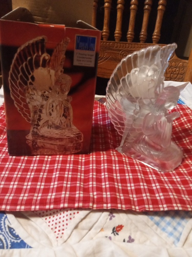 Praying Angels With Candle 7" New