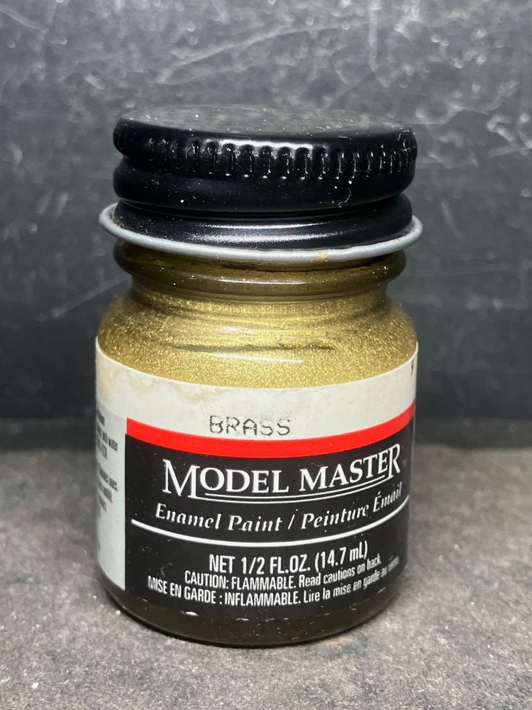 Testors Model Master Brass 1782 Flat Enamel Paint .5 oz