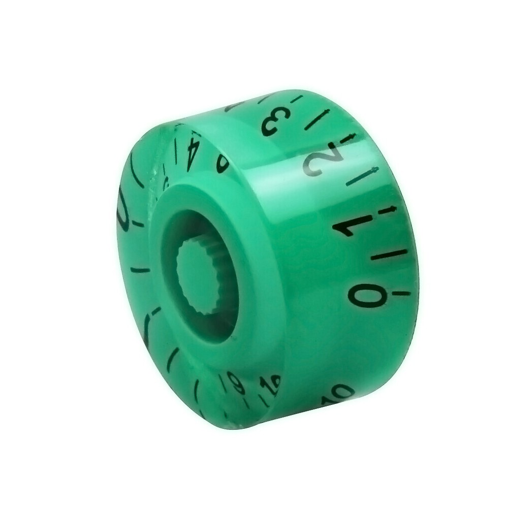 FLEOR 20PCS Green Barrel LP Guitar Volume Tone Knob Control Speed Knobs Button