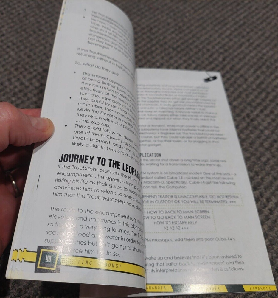 Paranoia - Implausible Deniability - Mongoose RPG