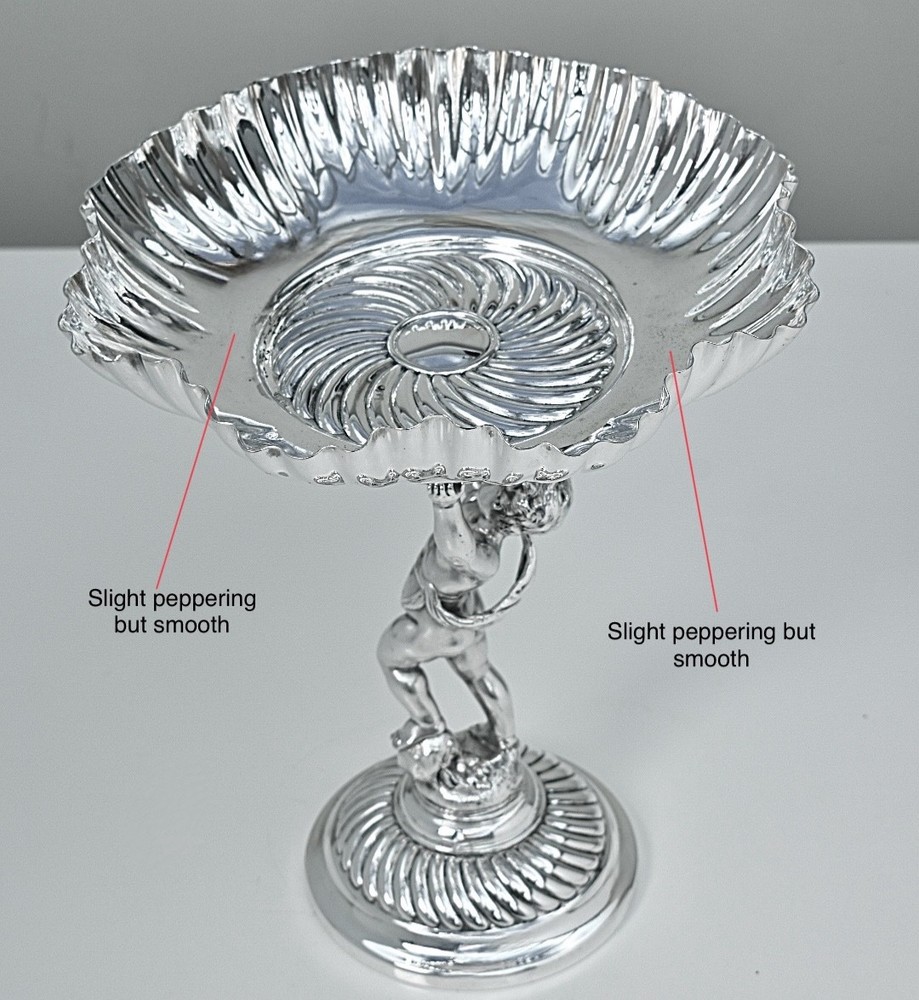 WMF Beautiful Silver Plated Cherub Table Fruit Stand Centrepiece,1902-1910